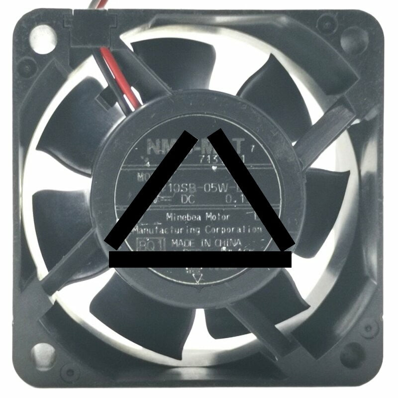 NMB-MAT 2410SB-05W-B70 DC 24V 0.13A 2 Wires Axial Cooling Fan