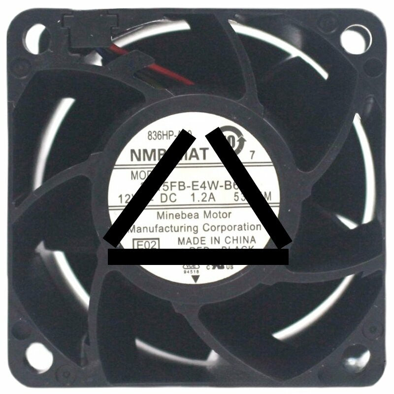 NMB-MAT 2415FB-E4W-B66 12V 1.2A 4 Wires 53CFM Cooling Fan