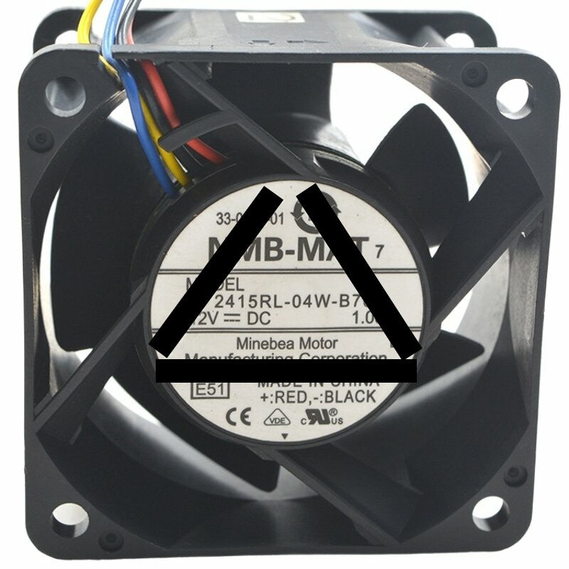 NMB-MAT 2415RL-04W-B76 DC 12V 1.00A 4 Wires PWM Axial Cooling Fan