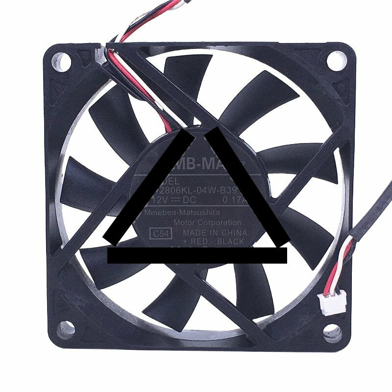 NMB-MAT 2806KL-04W-B39 DC 12V 0.17A 7015 Axial Cooling Fan