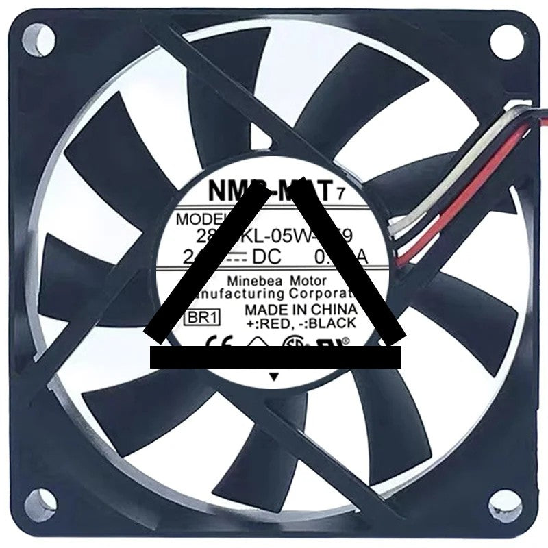 NMB-MAT 2806KL-05W-B59 DC 24V 0.18A 3 Wires Axial Cooling Fan