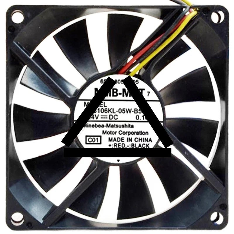 NMB-MAT 3106KL-05W-B55 DC 24V 0.16A 3 / 4 Wires Axial Cooling Fan