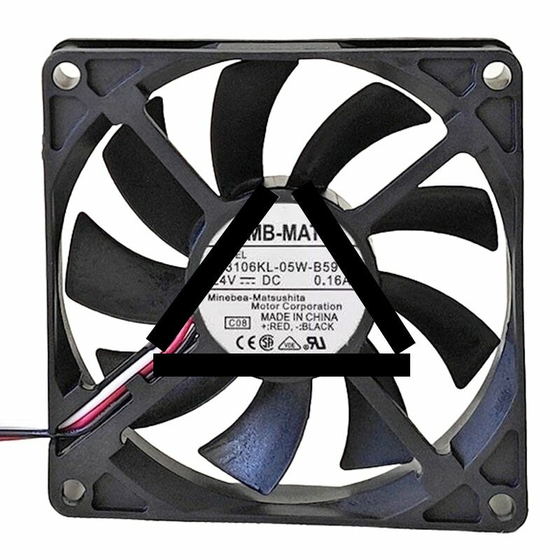 NMB-MAT 3106KL-05W-B59 DC 24V 0.16A 8015 Axial Cooling Fan