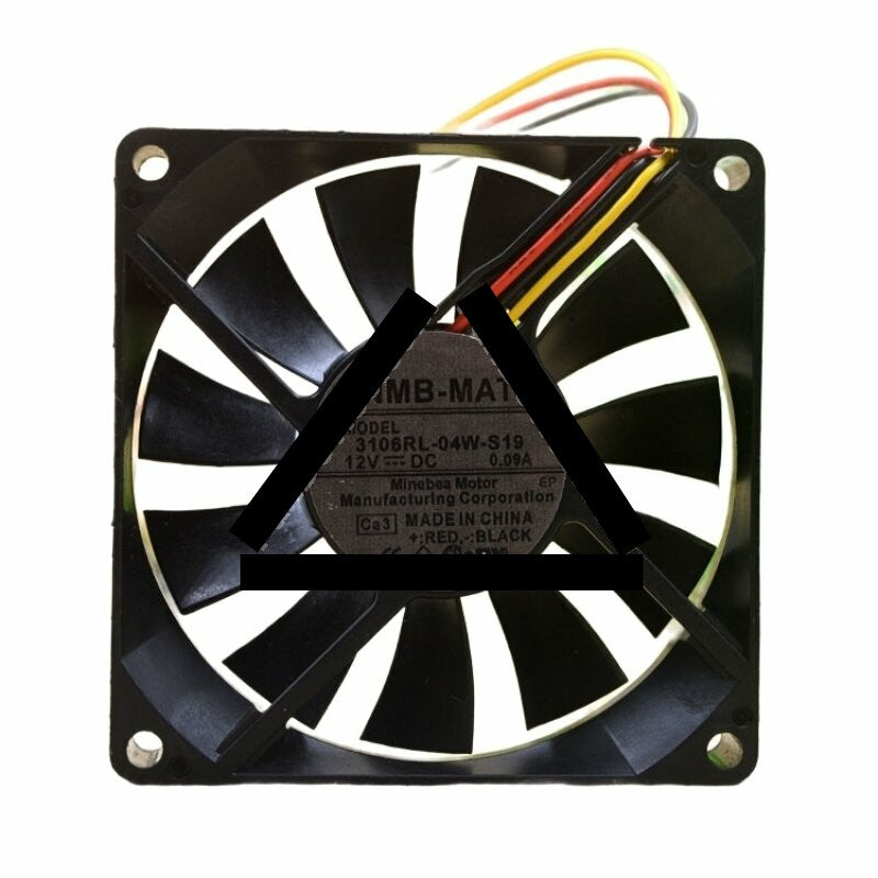 NMB-MAT 3106RL-04W-S19 DC 12V 0.09A 2 Wires / 3 Wires / 4 Wires Axial Cooling Fan