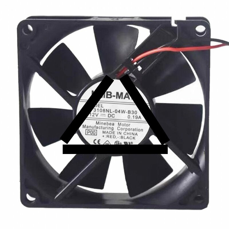 NMB-MAT 3108NL-04W-B30 DC 12V 0.19A 8020 Axial Cooling Fan