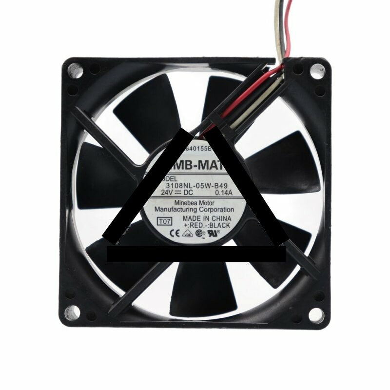 NMB-MAT 3108NL-05W-B49 DC 24V 0.14A 8020 Axial Cooling Fan