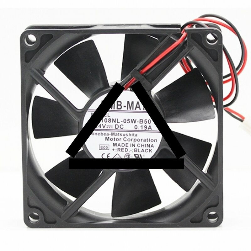 NMB-MAT 3108NL-05W-B50 DC 24V 0.19A 2 Wires / 3 Wires Axial Cooling Fan