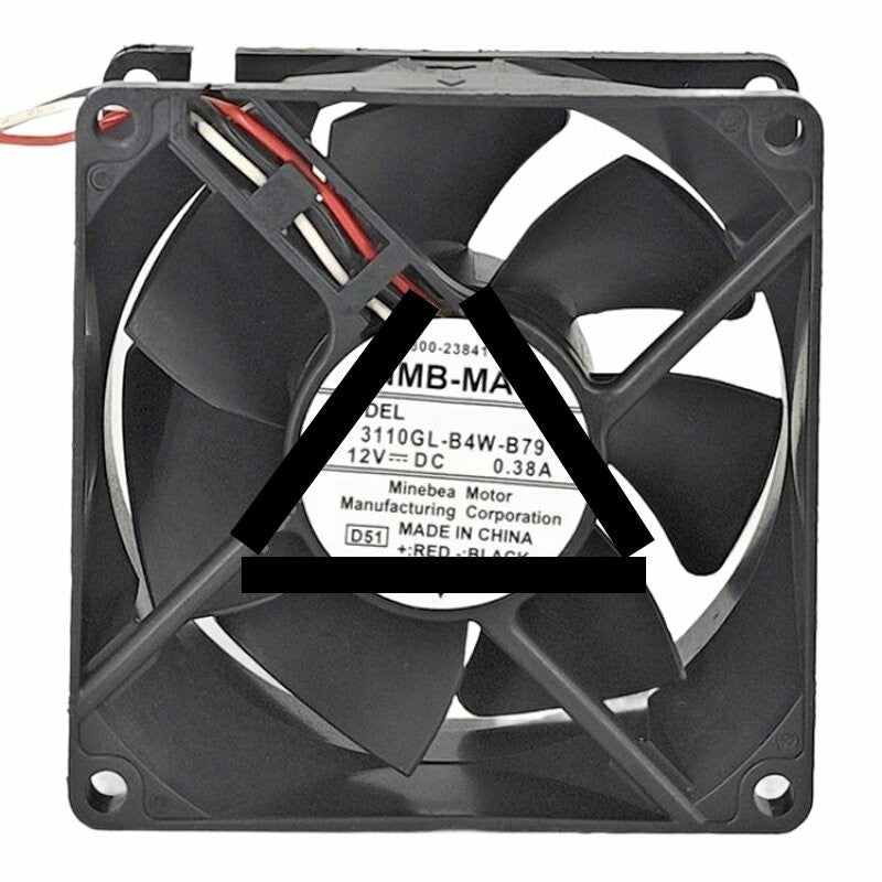 NMB-MAT 3110GL-B4W-B79 DC 12V 0.38A 8025 Axial Cooling Fan