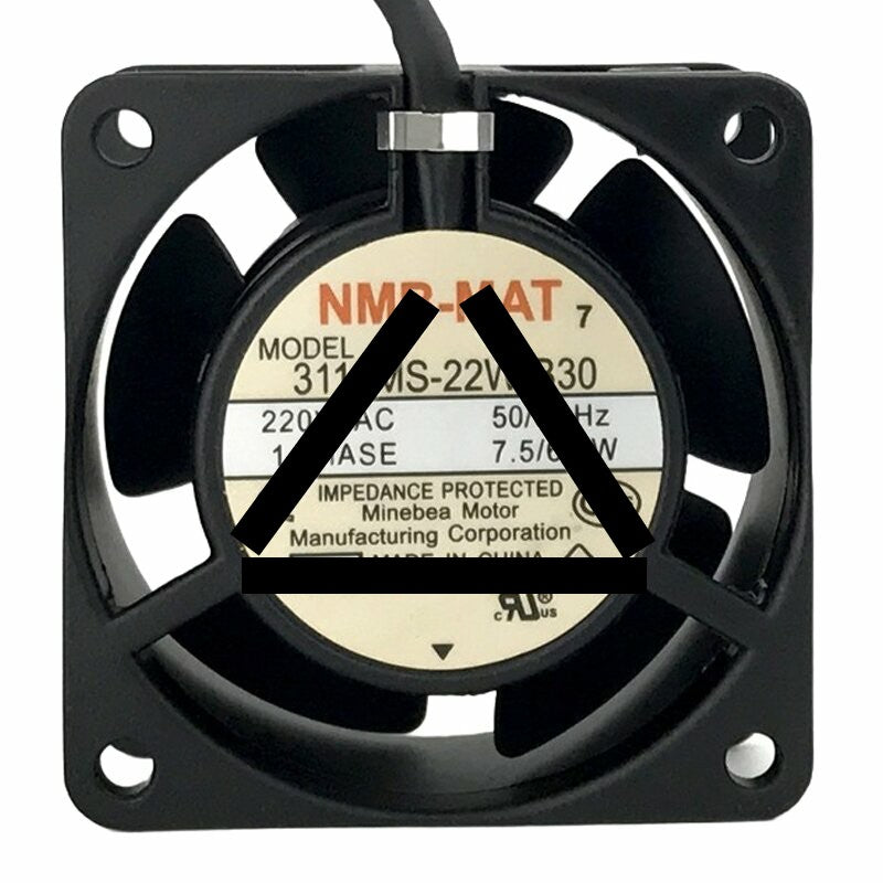 NMB-MAT 3110MS-22W-B30 AC 220V 7.5/6.5W 6030 Axial Cooling Fan