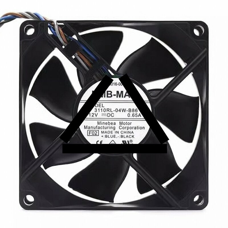 NMB-MAT 3110RL-04W-B86 DC 12V 0.65A 2 Wires / 3 Wires / 4 Wires Axial Cooling Fan