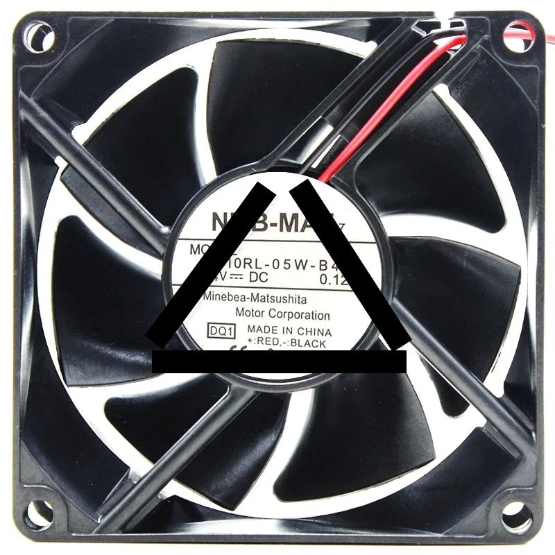 NMB-MAT 3110RL-05W-B40 DC 24V 0.12A 2 Wires Axial Cooling Fan