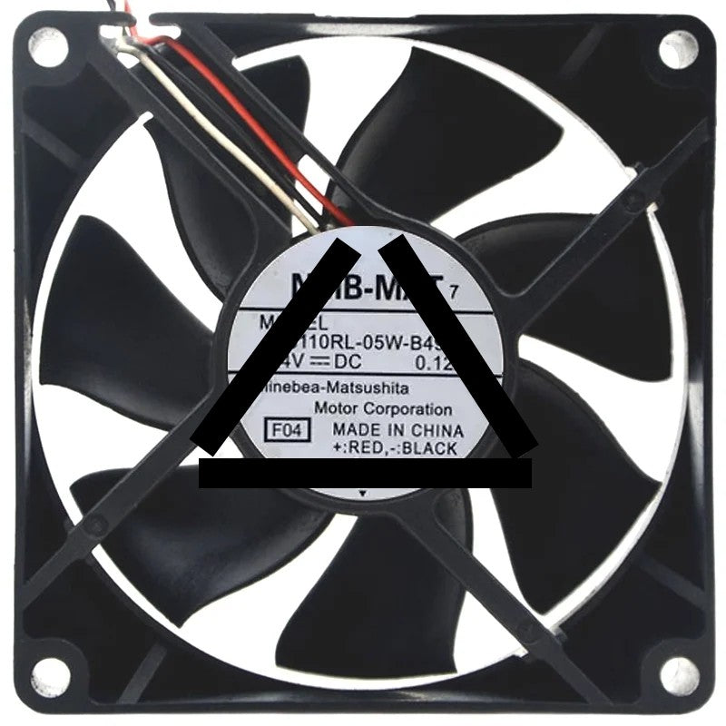 NMB-MAT 3110RL-05W-B49 DC 24V 0.12A 3 Wires Axial Cooling Fan