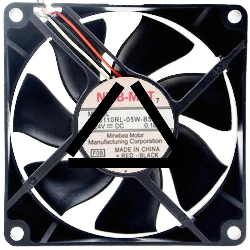 NMB-MAT 3110RL-05W-B59 DC 24V 0.18A 3 Wires Axial Cooling Fan