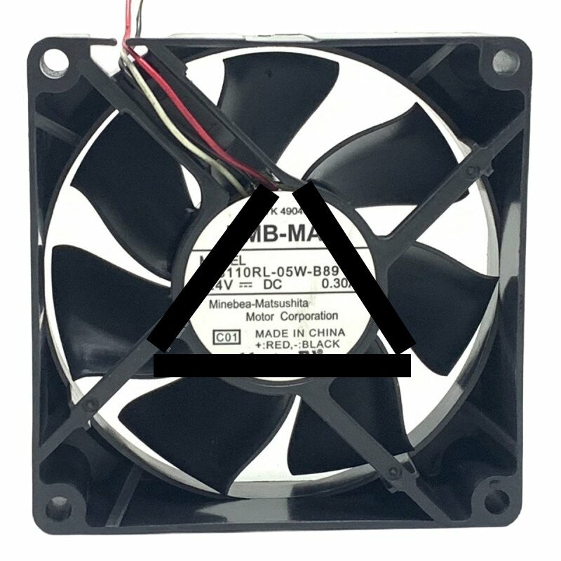 NMB-MAT 3110RL-05W-B89 DC 24V 0.30A 8025 Axial Cooling Fan