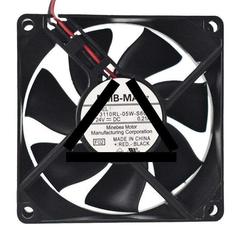 NMB-MAT 3110RL-05W-S60 DC 24V 0.21A 8025 Axial Cooling Fan