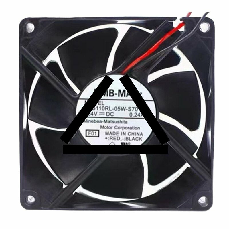 NMB-MAT 3110RL-05W-S70 DC 24V 0.24A 8025 Axial Cooling Fan