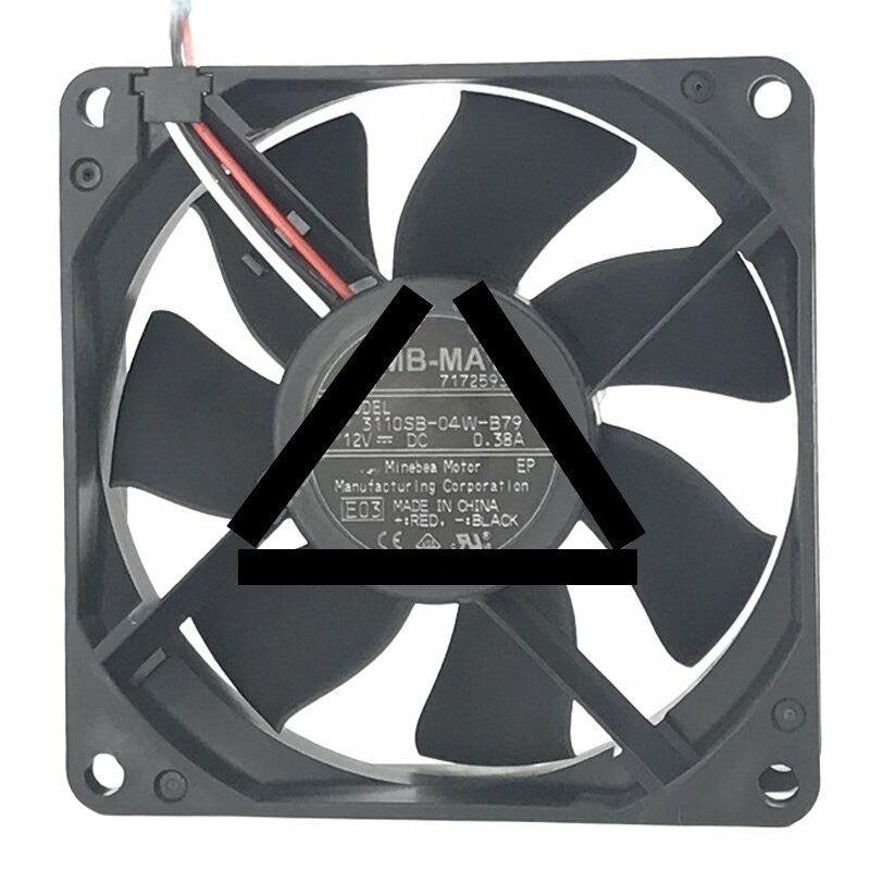NMB-MAT 3110SB-04W-B79 DC 12V 0.38A 8025 Axial Cooling Fan