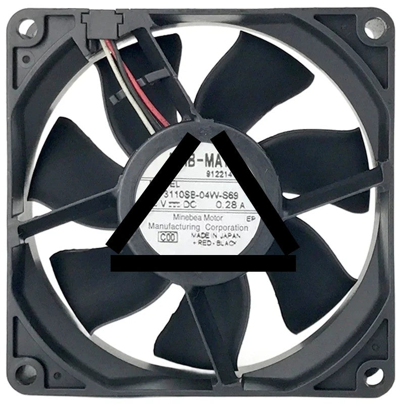 NMB-MAT 3110SB-04W-S69 DC 12V 0.28A 3 Wires Axial Cooling Fan