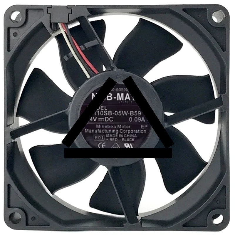 NMB-MAT 3110SB-05W-B59 DC 24V 0.09A 3 Wires Axial Cooling Fan