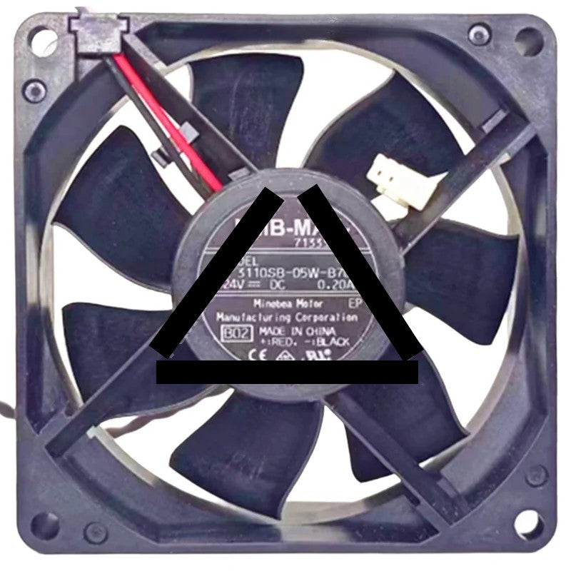 NMB-MAT 3110SB-05W-B70 24V 0.20A 2 Wires Axial Cooling Fan