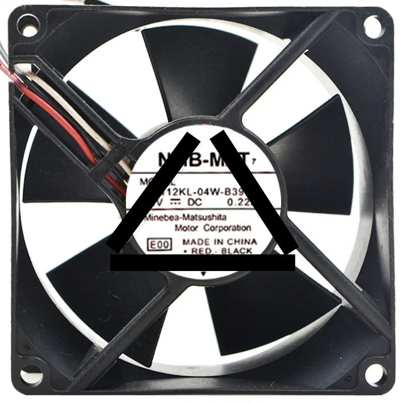 NMB-MAT 3112KL-04W-B39 DC 12V 0.22A 3 Wires Axial Cooling Fan