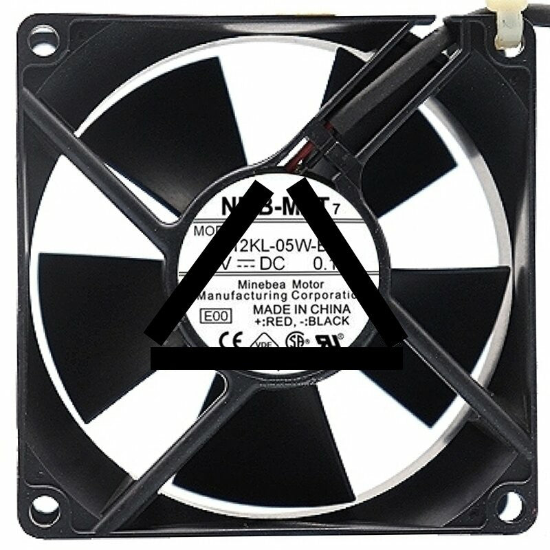 NMB-MAT 3112KL-05W-B40 DC 24V 0.18A 2 Wires Axial Cooling Fan