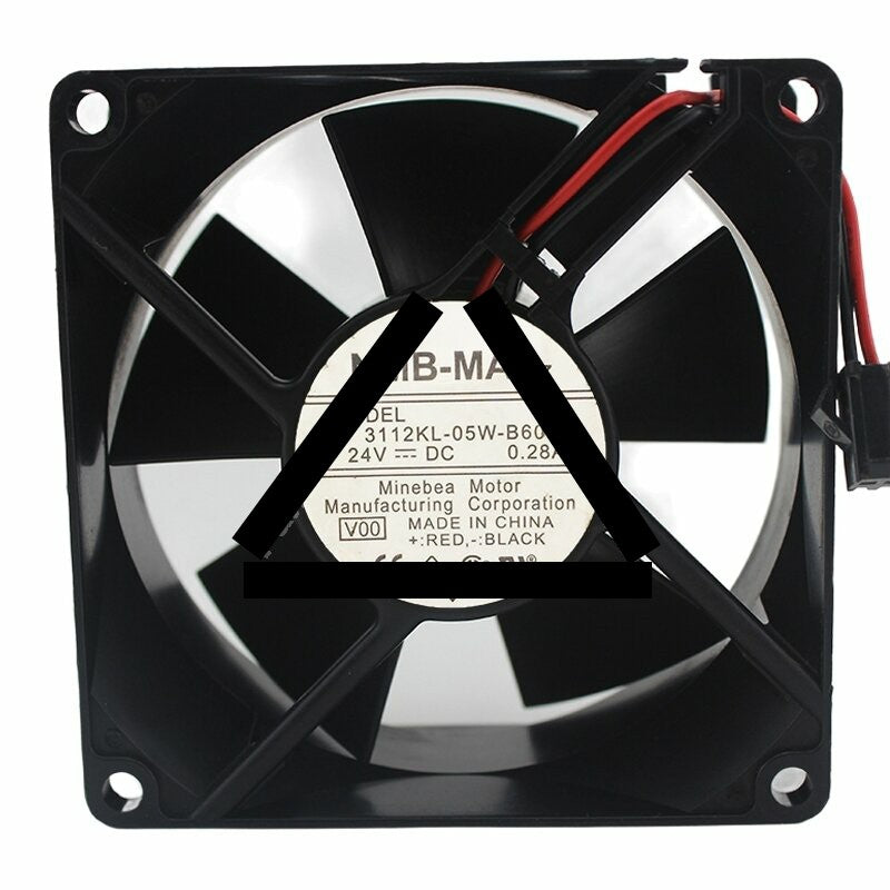 NMB-MAT 3112KL-05W-B60 DC 24V 0.28A 8032 Axial Cooling Fan