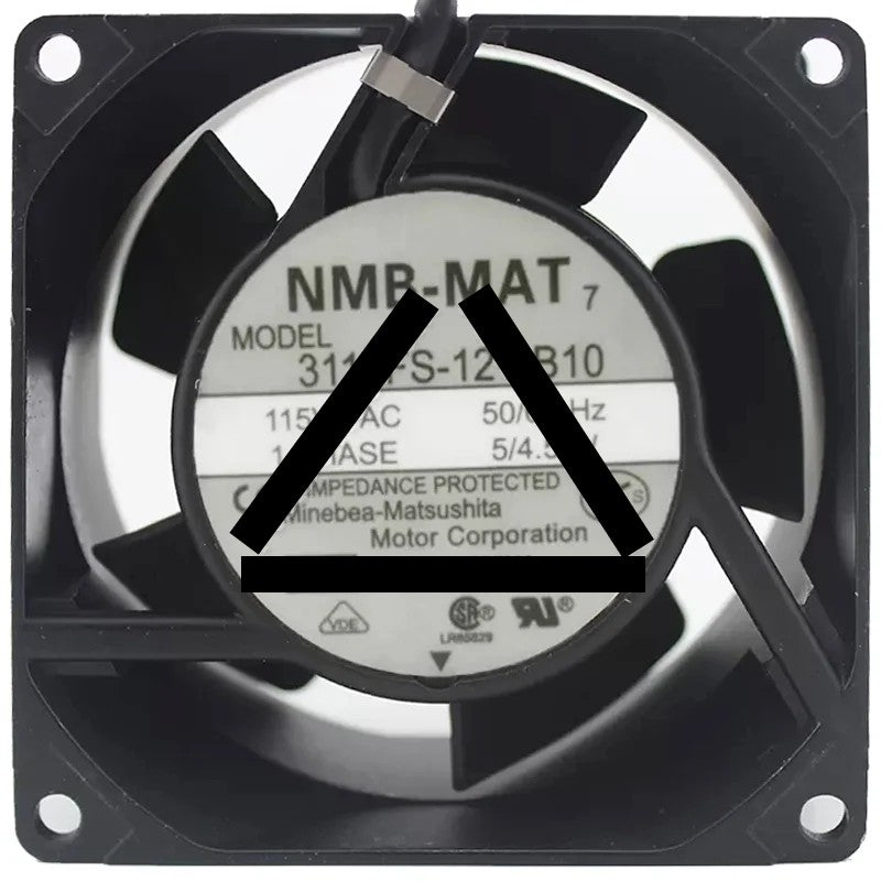 NMB-MAT 3115FS-12T-B10 115V 5/4.5W Impedance Protected 1 PHASE Cooling Fan