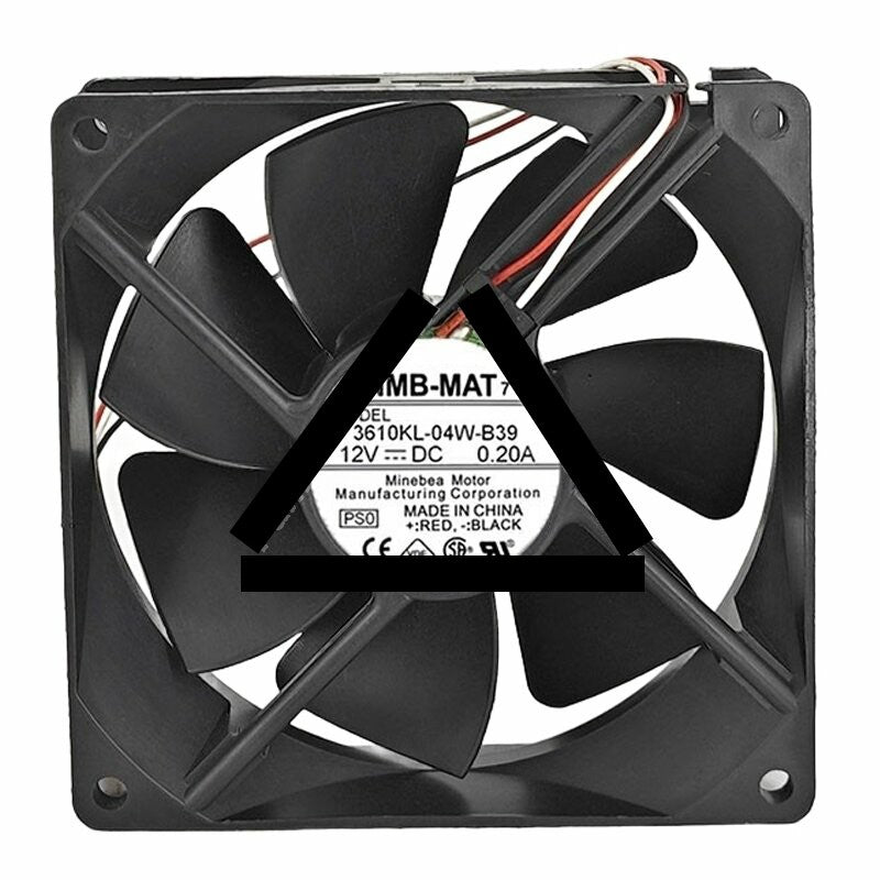 NMB-MAT 3610KL-04W-B39 DC 12V 0.20A 9025 Axial Cooling Fan