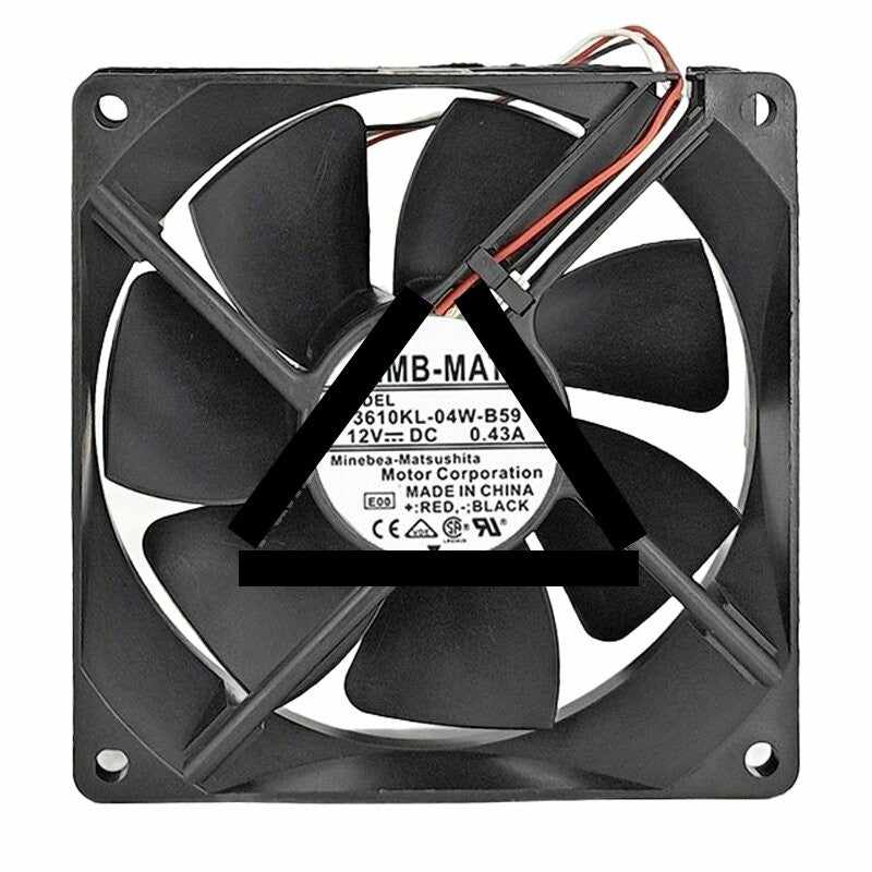 NMB-MAT 3610KL-04W-B59 DC 12V 0.43A 9025 Axial Cooling Fan