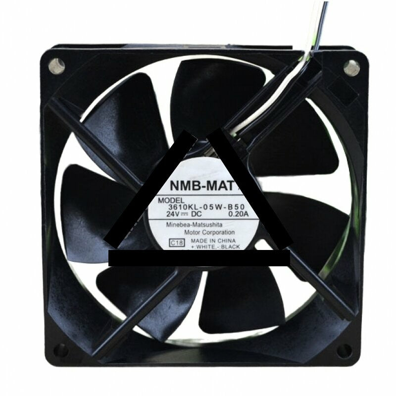 NMB-MAT 3610KL-05W-B50 DC 24V 0.20A 2 Wires / 3 Wires Axial Cooling Fan