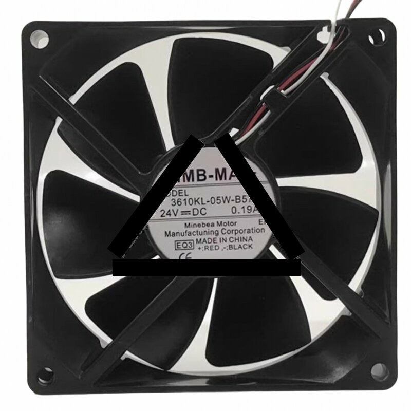 NMB-MAT 3610KL-05W-B57 DC 24V 0.19A 9225 Axial Cooling Fan