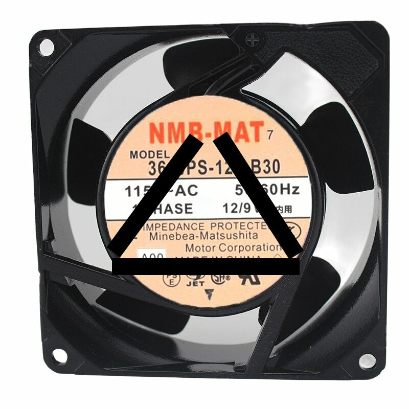 NMB-MAT 3610PS-12T-B30 AC 115V 12/9W 9025 Axial Cooling Fan