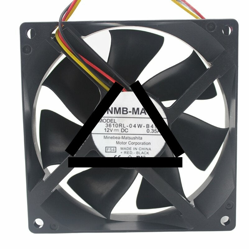 NMB-MAT 3610RL-04W-B49 DC 12V 0.35A 9025 Axial Cooling Fan