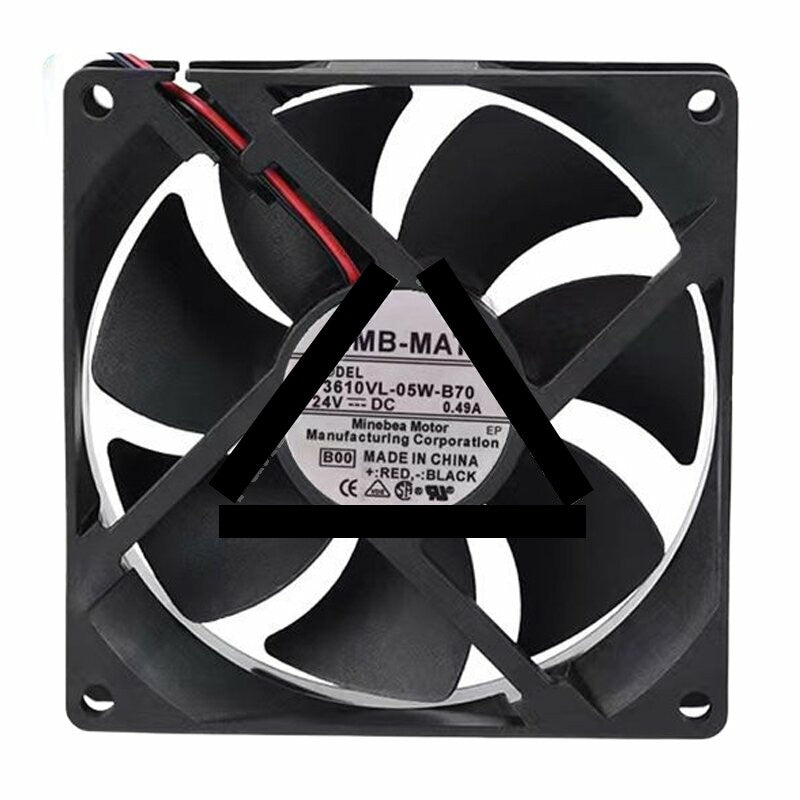 NMB-MAT 3610VL-05W-B70 DC 24V 0.49A 9225 Axial Cooling Fan