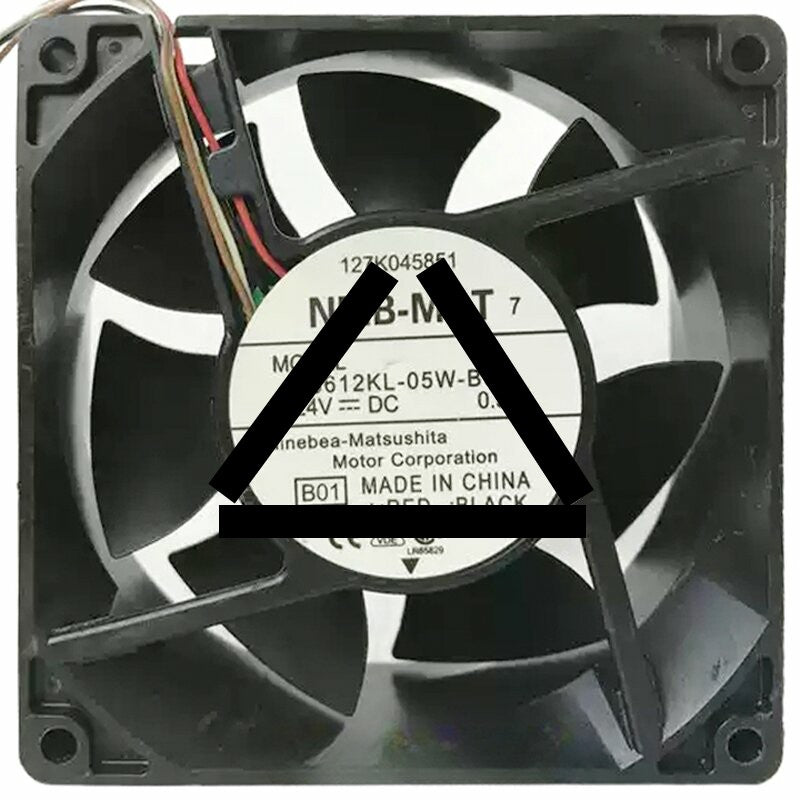 NMB-MAT 3612KL-05W-B56 24V 0.32A 4 Wires Axial Cooling Fan