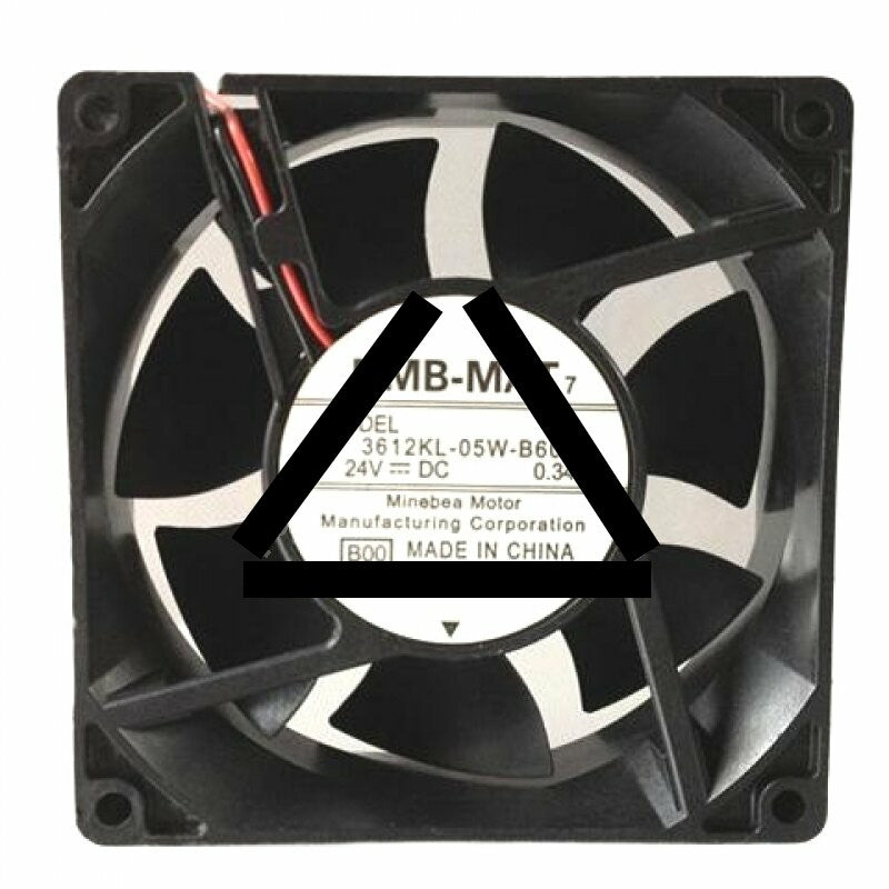 NMB-MAT 3612KL-05W-B60 DC 24V 0.34A 2 Wires / 3 Wires / 4 Wires Axial Cooling Fan