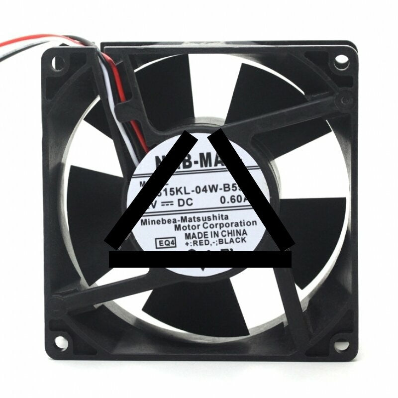 NMB-MAT 3615KL-04W-B59 DC 12V 0.60A 2 Wires / 3 Wires Axial Cooling Fan
