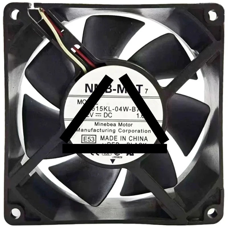 NMB-MAT 3615KL-04W-B79 DC 12V 1.60A 3 Wires Axial Cooling Fan