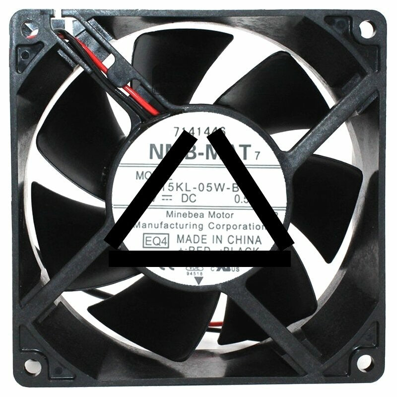 NMB-MAT 3615KL-05W-B60 DC 24V 0.55A 2 Wires Axial Cooling Fan