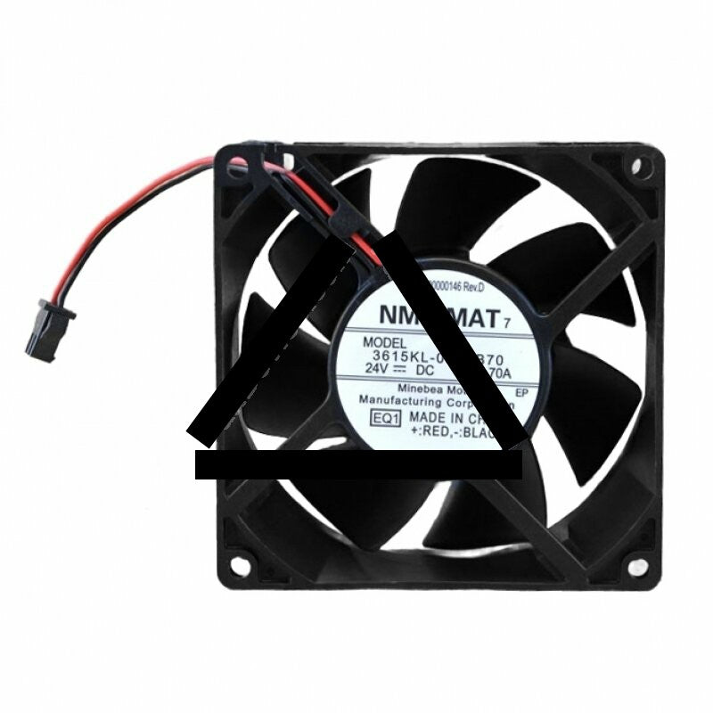 NMB-MAT 3615KL-05W-B70 3615KL-05W-B70-EQ1 DC 24V 0.70A 2 Wires Axial Cooling Fan