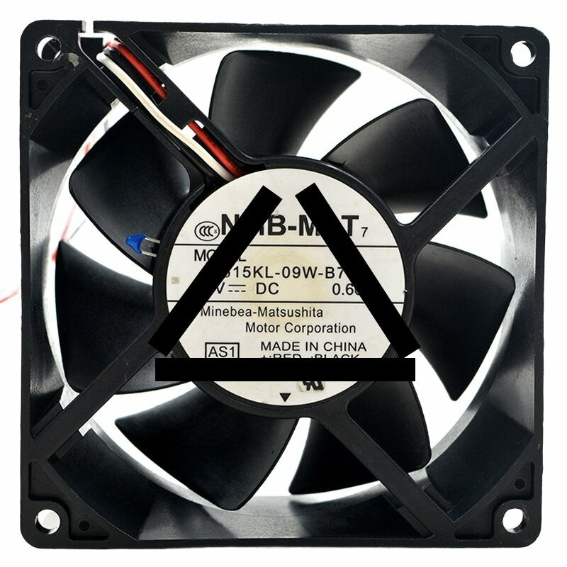 NMB-MAT 3615KL-09W-B76 DC 50V 0.60A 9032 Axial Cooling Fan