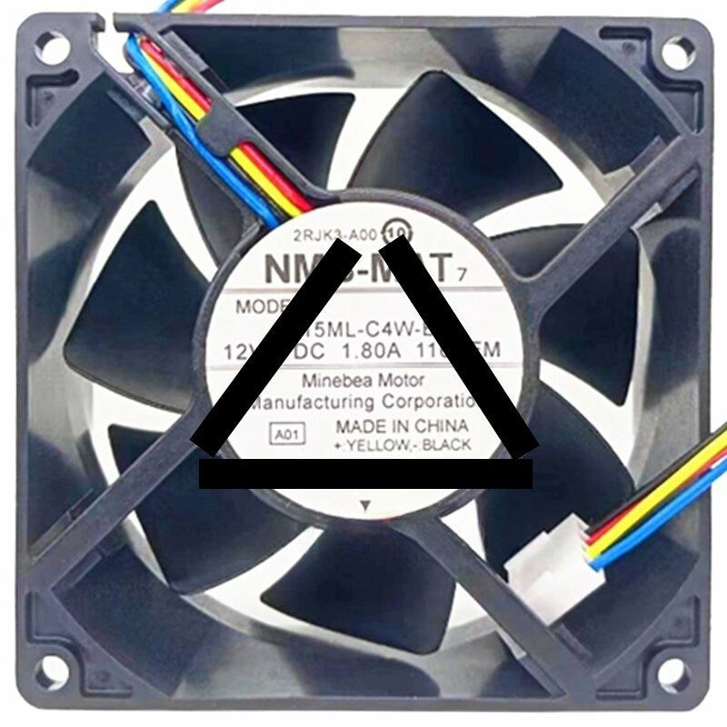 NMB-MAT 3615ML-C4W-B76 DC 12V 1.80A T610 0GY676 116CFM Axial Cooling Fan
