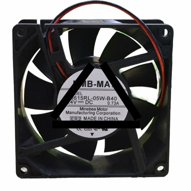 NMB-MAT 3615RL-05W-B40 3615RL-05W-B40-EQ1 3615RL-05W-B40-ER2 DC 24V 0.73A 2 Wires / 3 Wires Axial Cooling Fan