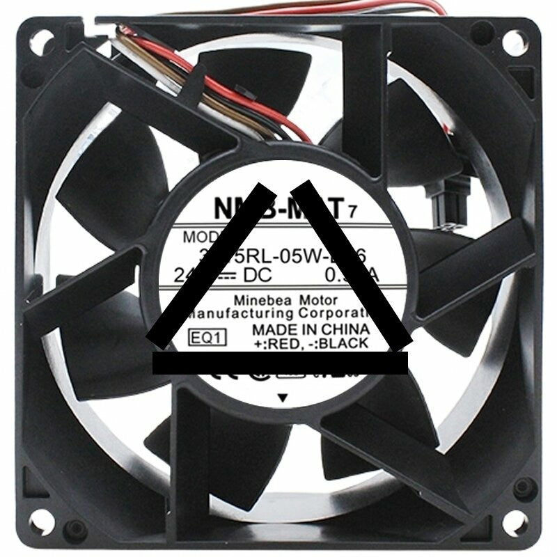 NMB-MAT 3615RL-05W-B56 DC 24V 0.93A 4 Wires Axial Cooling Fan