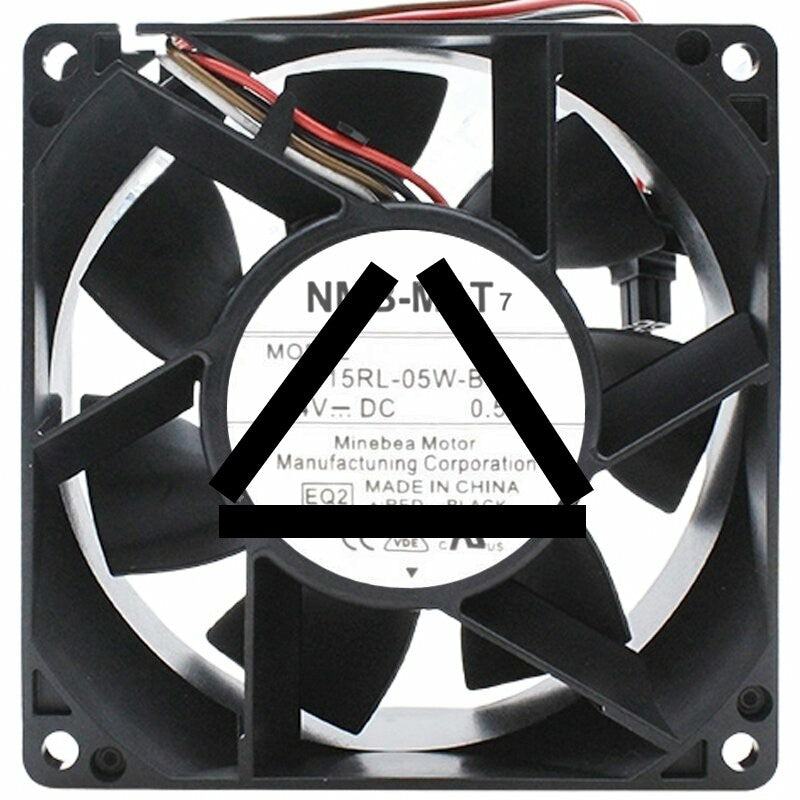 NMB-MAT 3615RL-05W-B66 DC 24V 0.50A 4 Wires Axial Cooling Fan