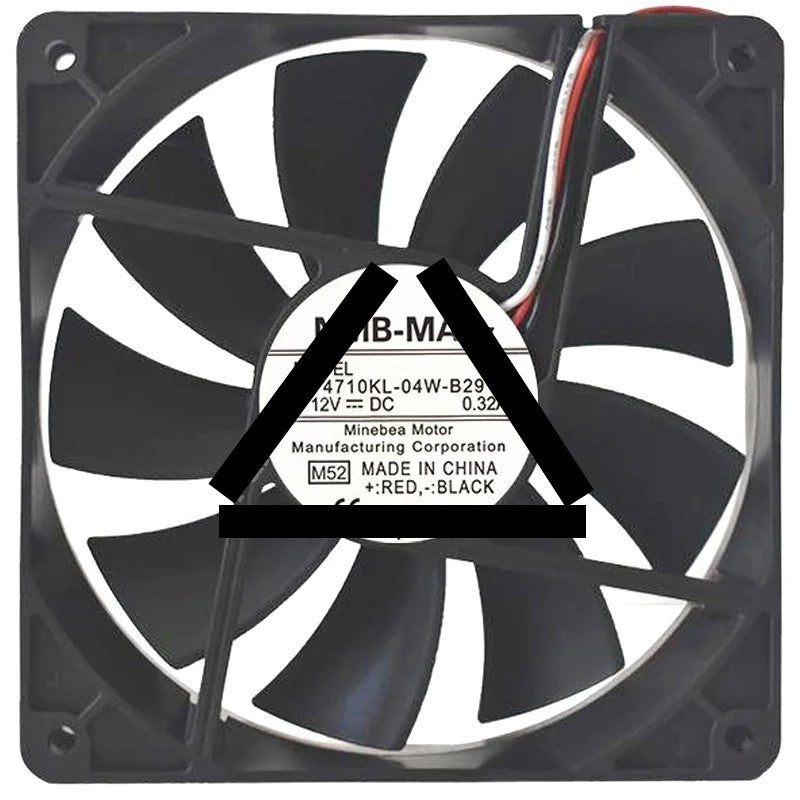 NMB-MAT 4710KL-04W-B29 12V 0.32A 12025 Axial Fan