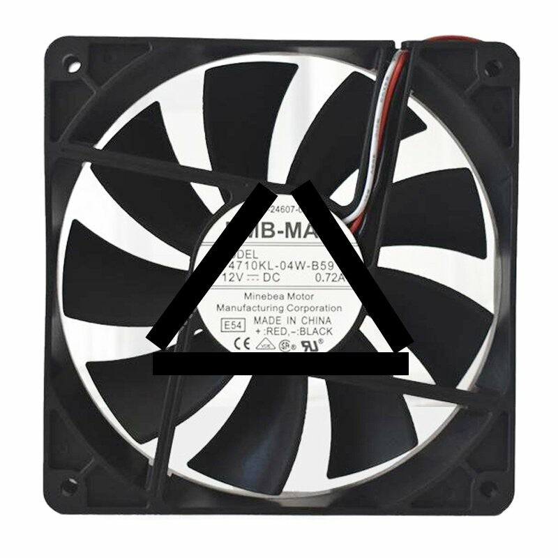 NMB-MAT 4710KL-04W-B59 DC 12V 0.72A 12025 Axial Cooling Fan