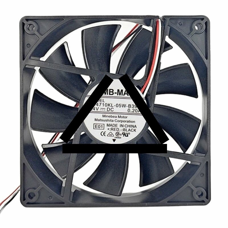 NMB-MAT 4710KL-05W-B39 DC 24V 0.20A 12025 Axial Cooling Fan