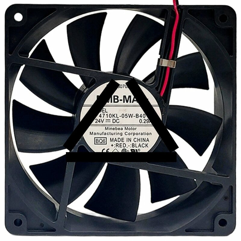 NMB-MAT 4710KL-05W-B40 DC 24V 0.29A 2 Wires Axial Cooling Fan